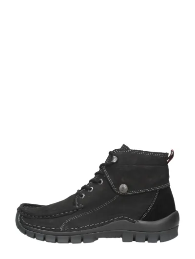 Wolky Jump Winter, hoge veterschoenen voor dames in zwart, foto 1 van 4