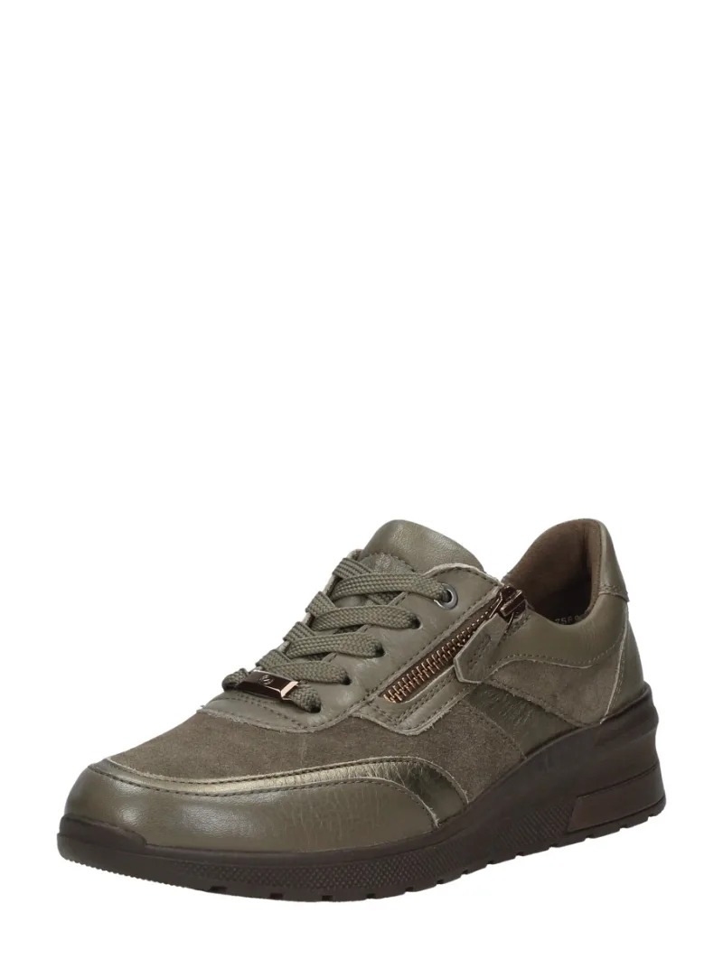 Ara Neapel, lage veterschoenen voor dames in taupe, foto 2 van 2