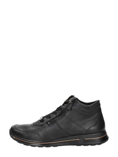 Ara Osaka 2.0, hoge veterschoenen voor dames in zwart, foto 1 van 4