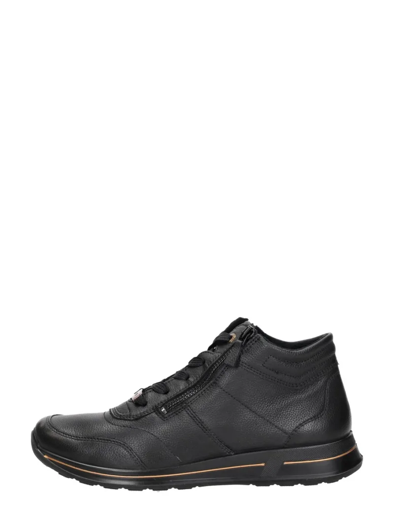 Ara Osaka 2.0, hoge veterschoenen voor dames in zwart