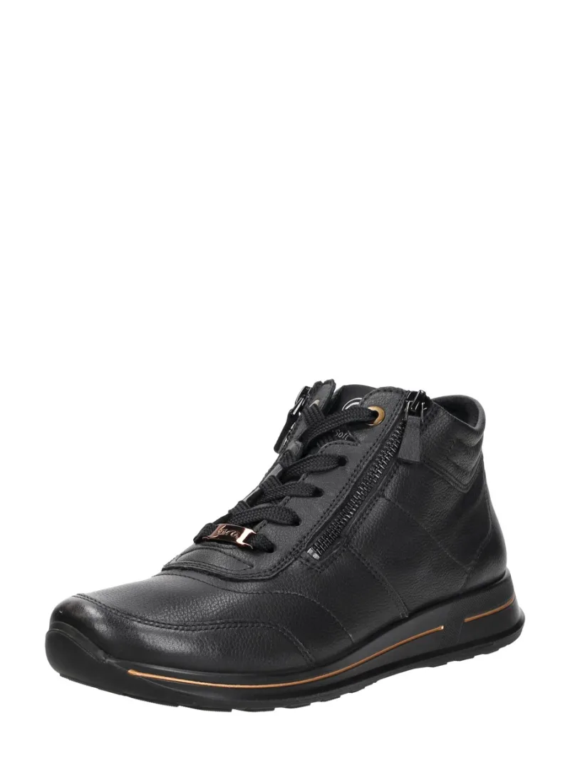 Ara Osaka 2.0, hoge veterschoenen voor dames in zwart, foto 2 van 2