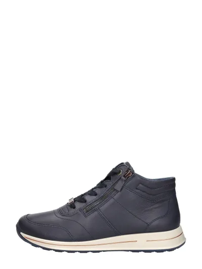 Ara Osaka 2.0, hoge veterschoenen voor dames in blauw, foto 1 van 4
