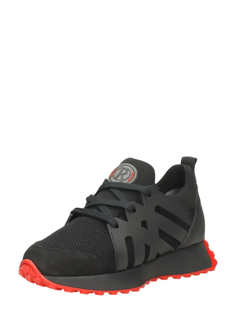 Red Rag Sneakers Laag, lage sneakers voor jongens in zwart, foto 2 van 2