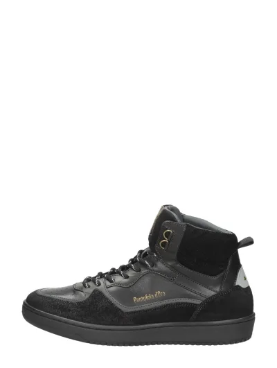 Pantofola D'Oro Baveno High, hoge veterschoenen voor heren in zwart, foto 1 van 4