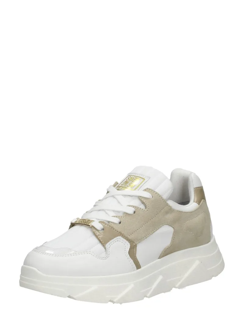 Steve Madden Poppy, lage veterschoenen voor dames in wit, foto 2 van 2