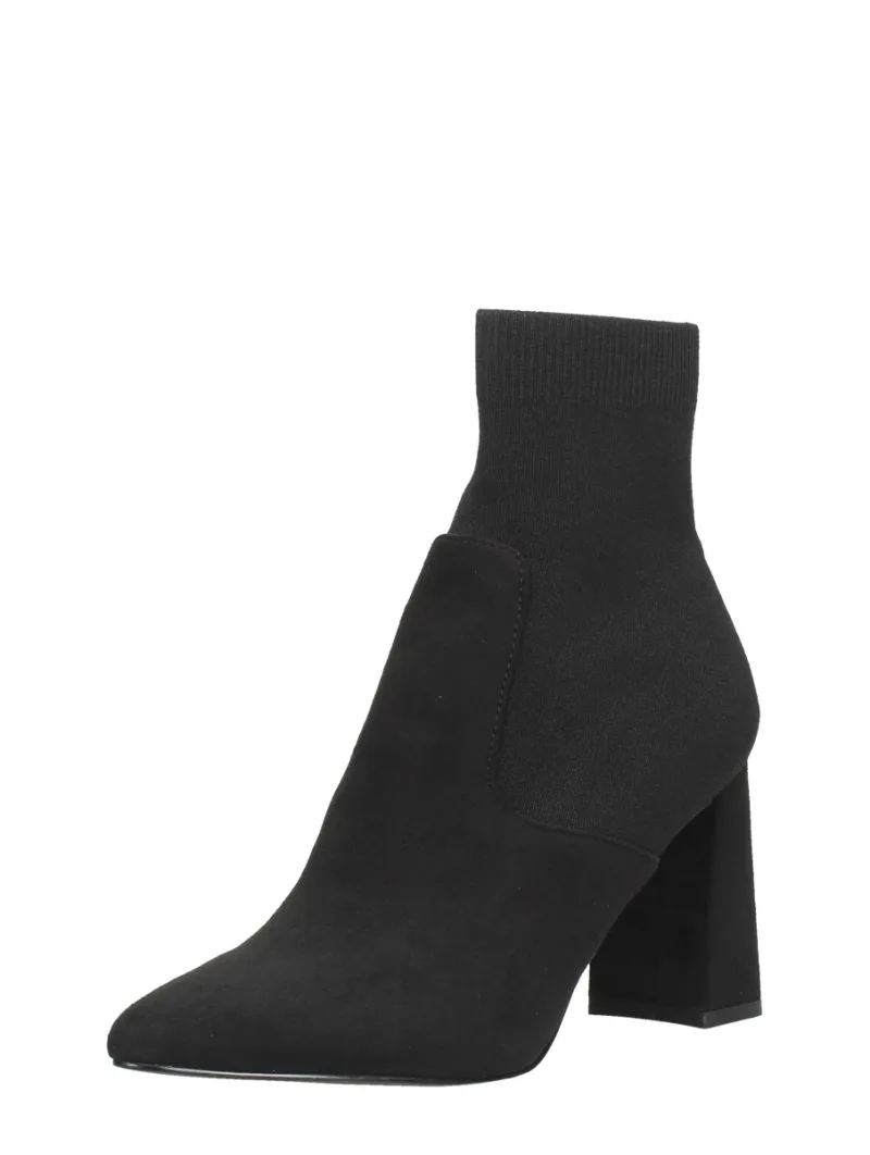 Steve Madden Purify, enkellaarsjes hak voor dames in zwart, foto 2 van 2