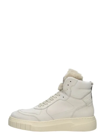 Red Rag Veterschoenen Hoog, hoge veterschoenen voor dames in beige, foto 1 van 4