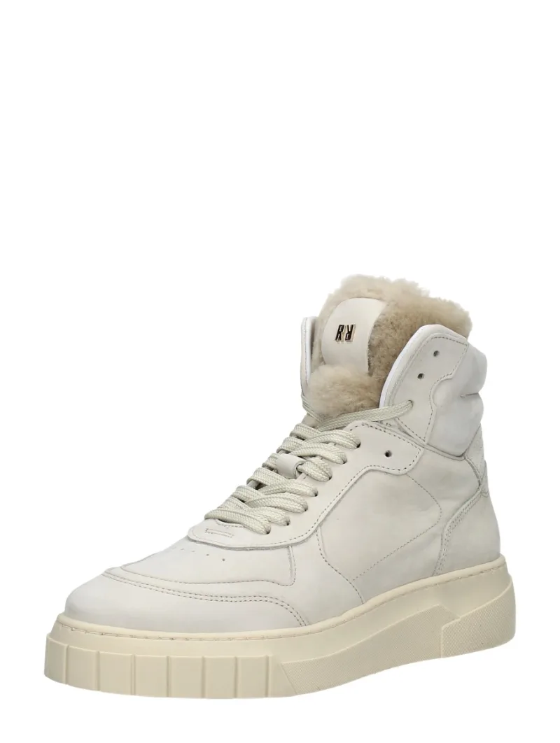 Red Rag Veterschoenen Hoog, hoge veterschoenen voor dames in beige, foto 2 van 2