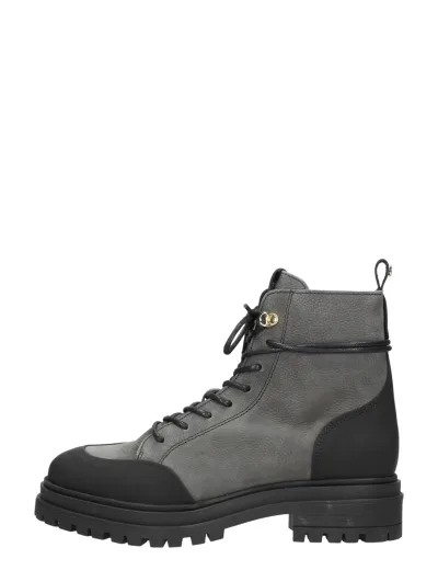 Red Rag Veterschoenen Hoog, hoge veterschoenen voor dames in donkergrijs, foto 1 van 4