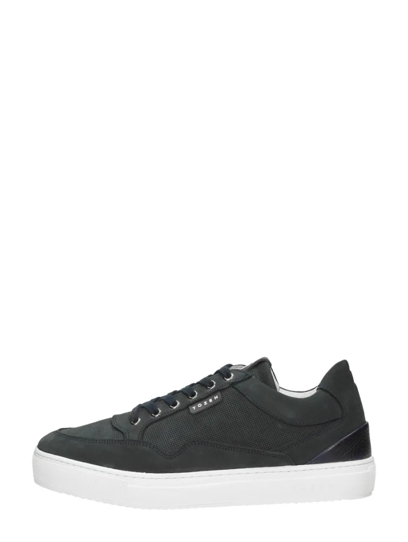 Tozen Katashi 2, lage veterschoenen voor heren in blauw