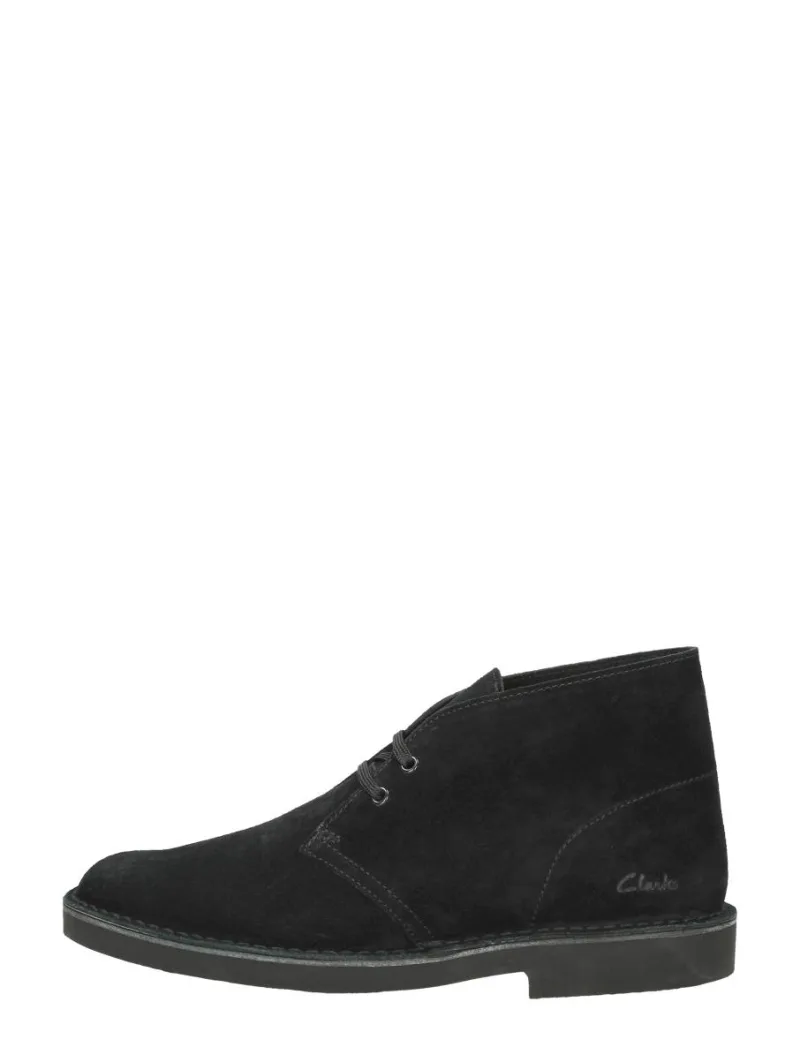 Clarks Desert Bt Evo, hoge veterschoenen voor heren in zwart