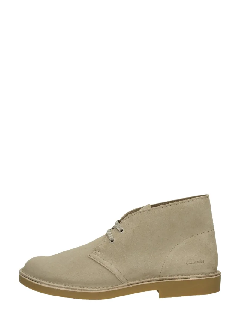 Clarks Desert Bt Evo, hoge veterschoenen voor heren in beige