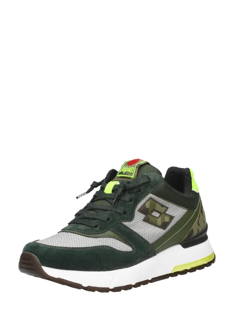 Lotto Leggenda Tokyo Ginza Camo, lage sneakers voor heren in groen, foto 2 van 2
