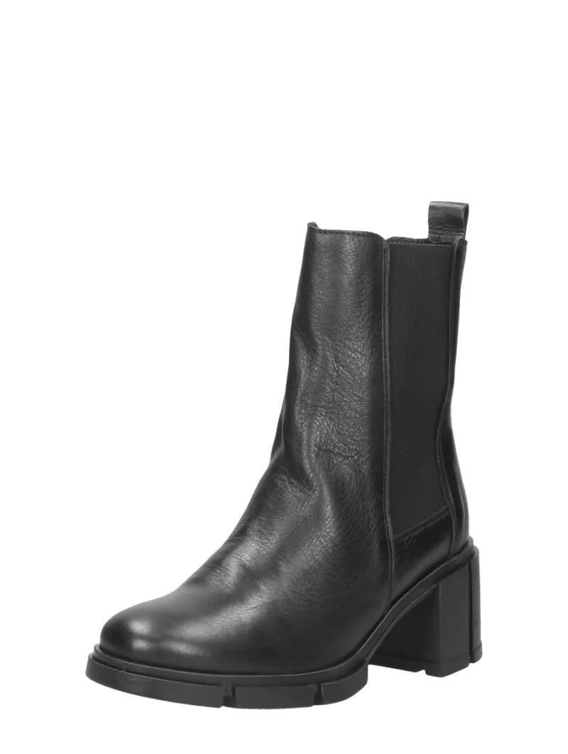 Tango Romy Heel 9, enkellaarsjes hak voor dames in zwart, foto 2 van 2