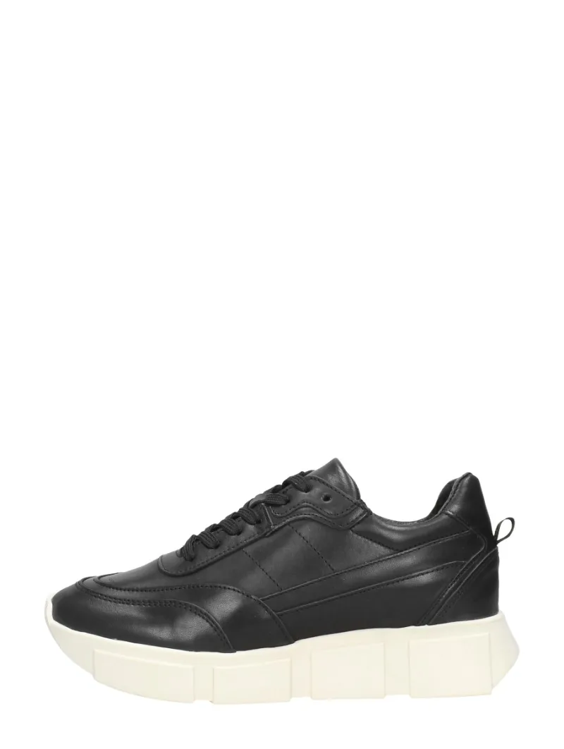 Tango Norah 1-Q, lage veterschoenen voor dames in zwart