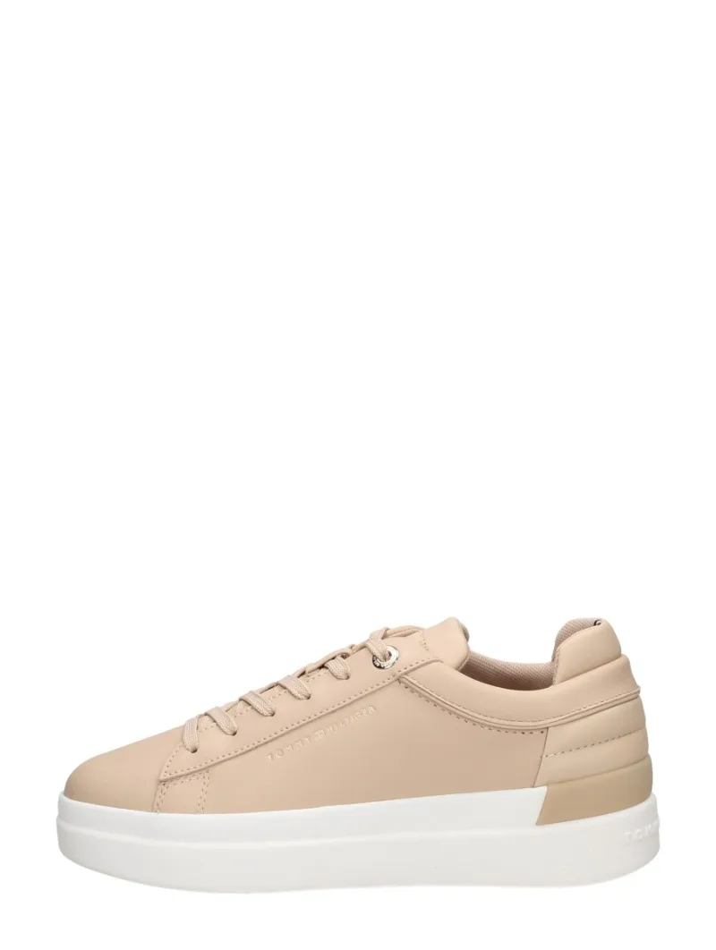 Tommy Hilfiger Feminine Elevated Sneaker, lage veterschoenen voor dames in roze