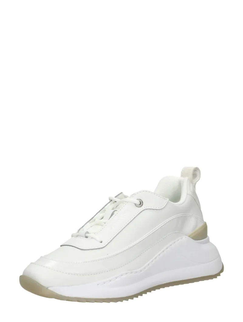 Calvin Klein Internal Wedge Lace Up, lage veterschoenen voor dames in wit, foto 2 van 2