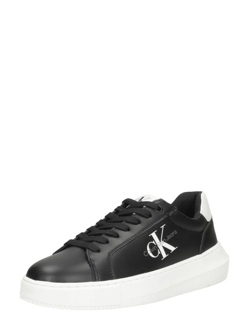 Calvin Klein Chunky Cupsole Monologo W, lage veterschoenen voor dames in zwart, foto 2 van 2