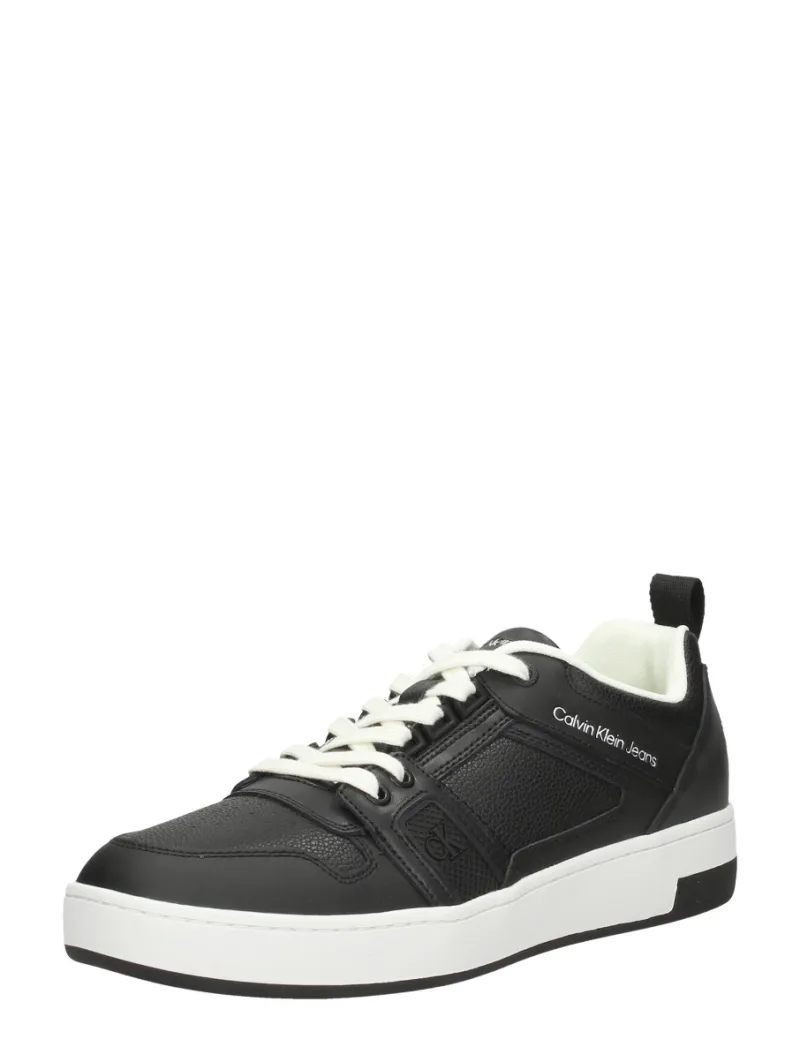 Calvin Klein Basket Cupsole R LTH-TPU Instert, lage veterschoenen voor heren in zwart, foto 2 van 2