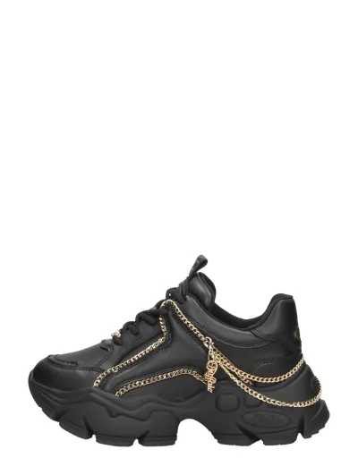 Buffalo Binary Chain 2.0, lage sneakers voor dames in zwart, foto 1 van 4
