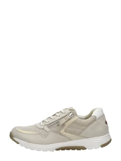 Gabor Rollingsoft, lage veterschoenen voor dames in beige, foto 1 van 4