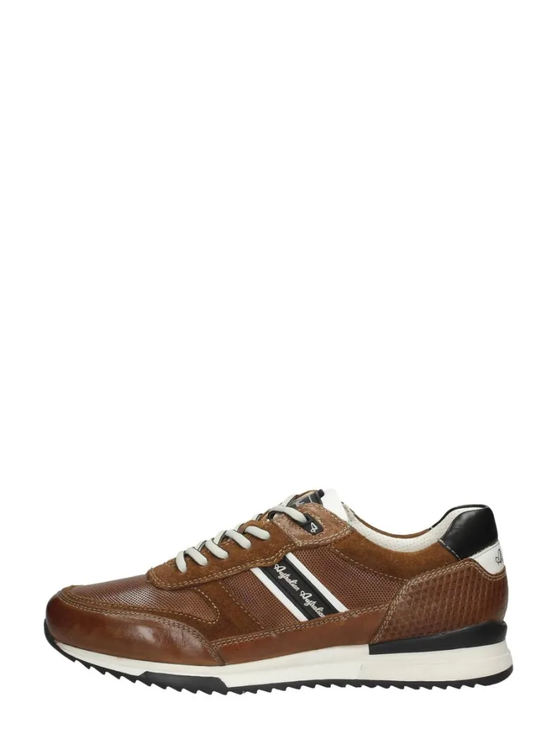 Australian Filmon, lage veterschoenen voor heren in cognac, foto 1 van 4