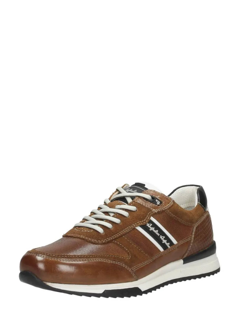 Australian Filmon, lage veterschoenen voor heren in cognac, foto 2 van 2