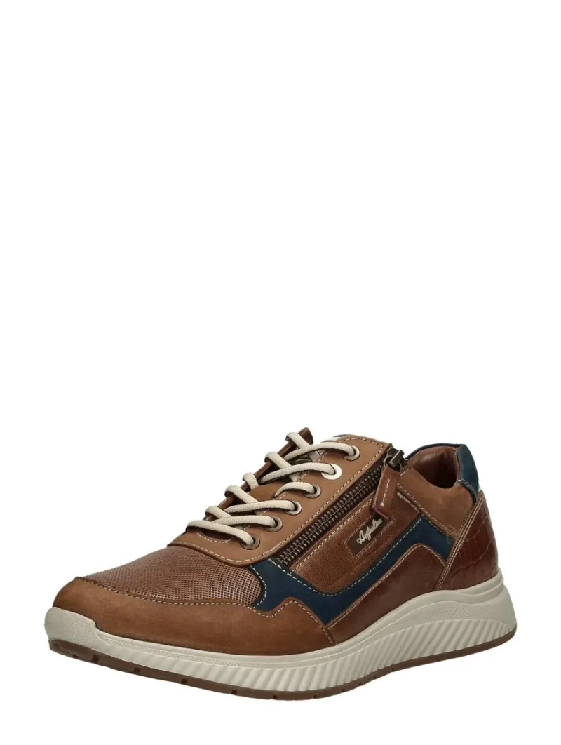 Australian Hatchback, lage veterschoenen voor heren in cognac, foto 2 van 2