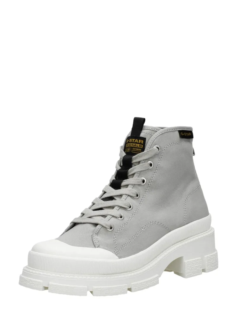 G-Star Aefon II Mid CVS W licht grijs, veterschoenen hak voor dames in lichtgrijs, foto 2 van 2