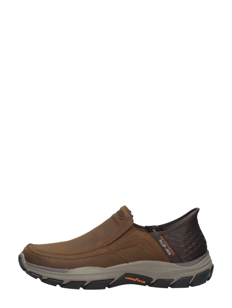 Skechers Slip-Ins: Respected - Elgin Slip-Ins, sportief voor heren in cognac