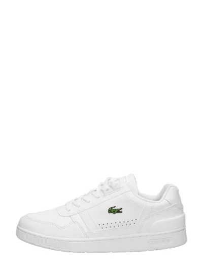 Lacoste T-Clip, lage sneakers voor dames in wit, foto 1 van 4