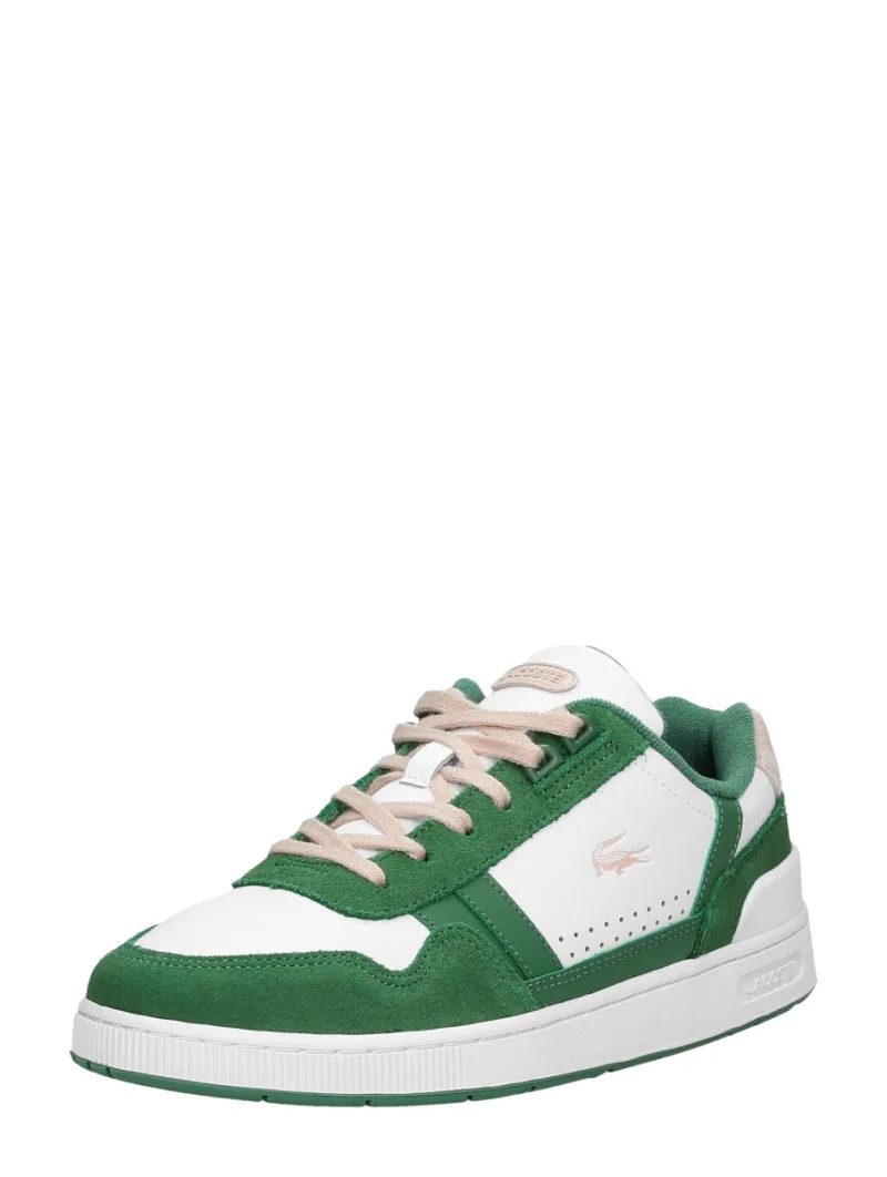 Lacoste T-Clip, lage sneakers voor dames in groen, foto 2 van 2