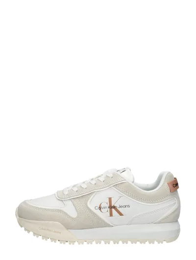 Calvin Klein Toothy Runner Irregular Lines W, lage sneakers voor dames in wit, foto 1 van 4