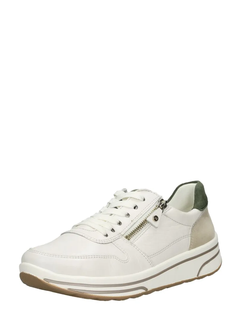 Ara Sapporo-S 2.0, lage veterschoenen voor dames in gebroken wit, foto 2 van 2