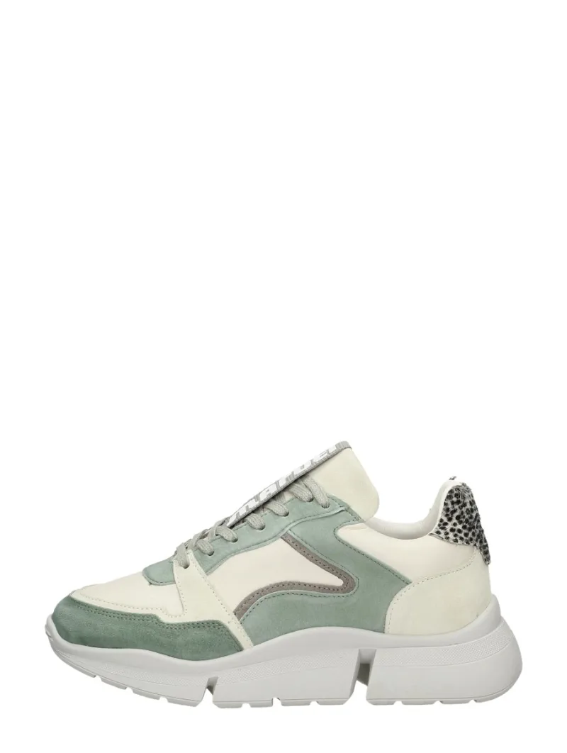 Maruti Cody, lage veterschoenen voor dames in groen