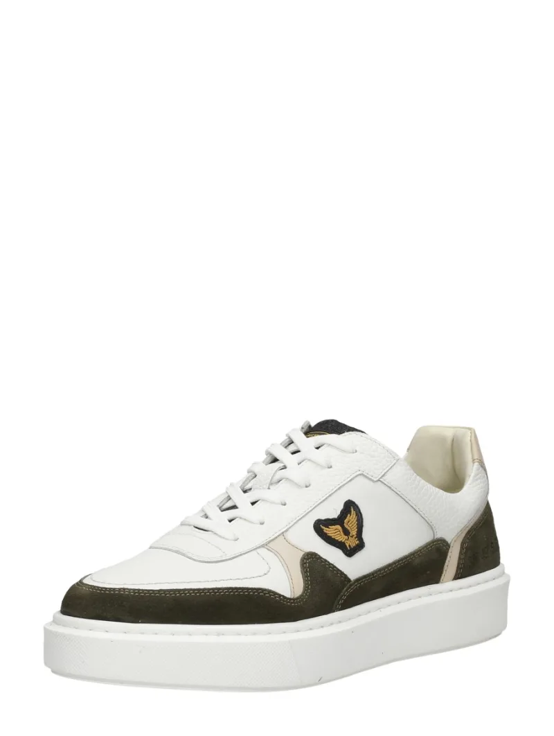 PME Legend Stoutman, lage veterschoenen voor heren in wit, foto 2 van 2