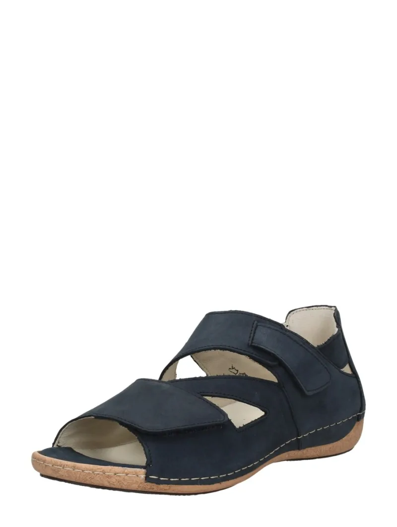 Waldläufer Heliett, sandalen plat voor dames in blauw, foto 2 van 2