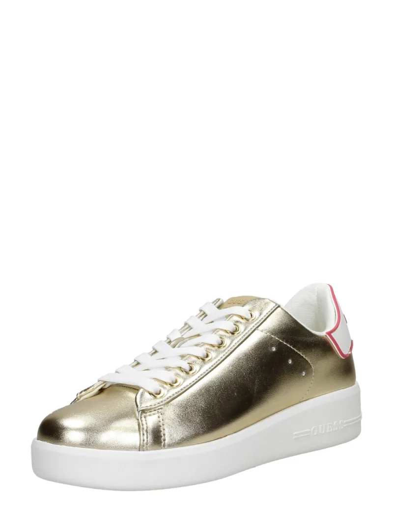 Guess Sneakers Laag, lage sneakers voor dames in goudkleur, foto 2 van 2