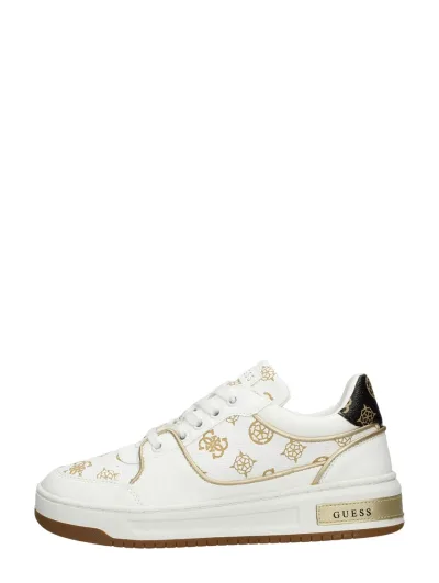 Guess Tokyo, lage sneakers voor dames in wit, foto 1 van 4