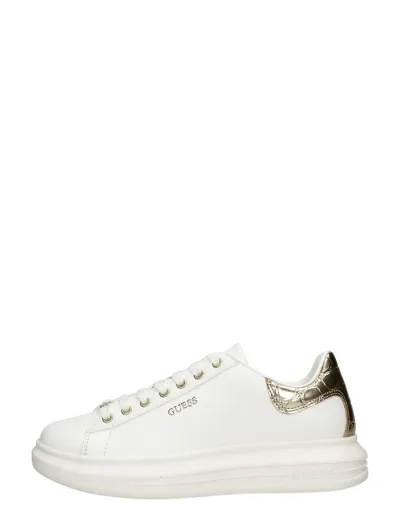 Guess Vibo, lage sneakers voor dames in gebroken wit, foto 1 van 4