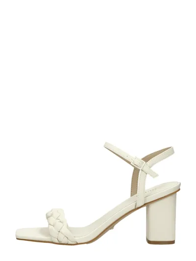 Guess Cadhna, sandalen hak voor dames in wit, foto 1 van 4