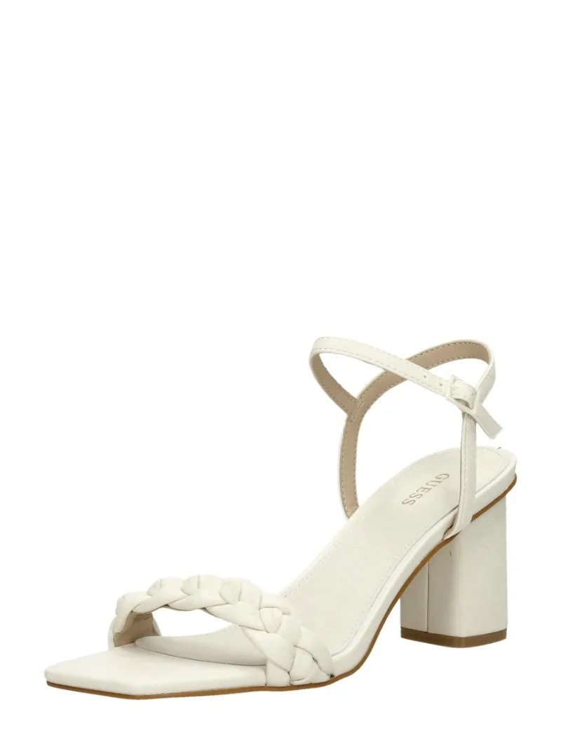 Guess Cadhna, sandalen hak voor dames in wit, foto 2 van 2