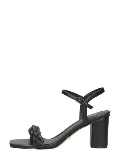Guess Cadhna, sandalen hak voor dames in zwart, foto 1 van 4