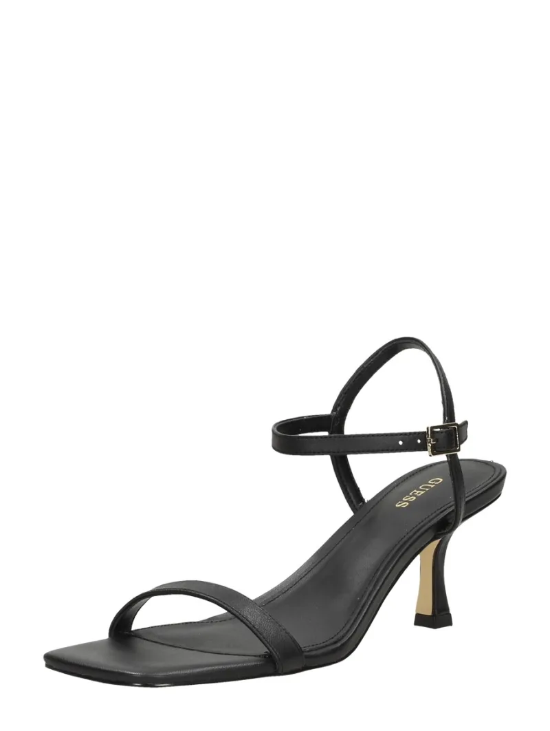 Guess Rimia 2, sandalen hak voor dames in zwart, foto 2 van 2