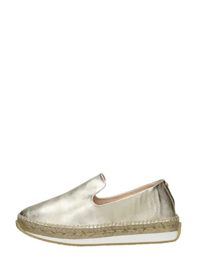 Fred de la Bretoniere FRS1357, instappers & loafers voor dames in goudkleur, foto 1 van 4