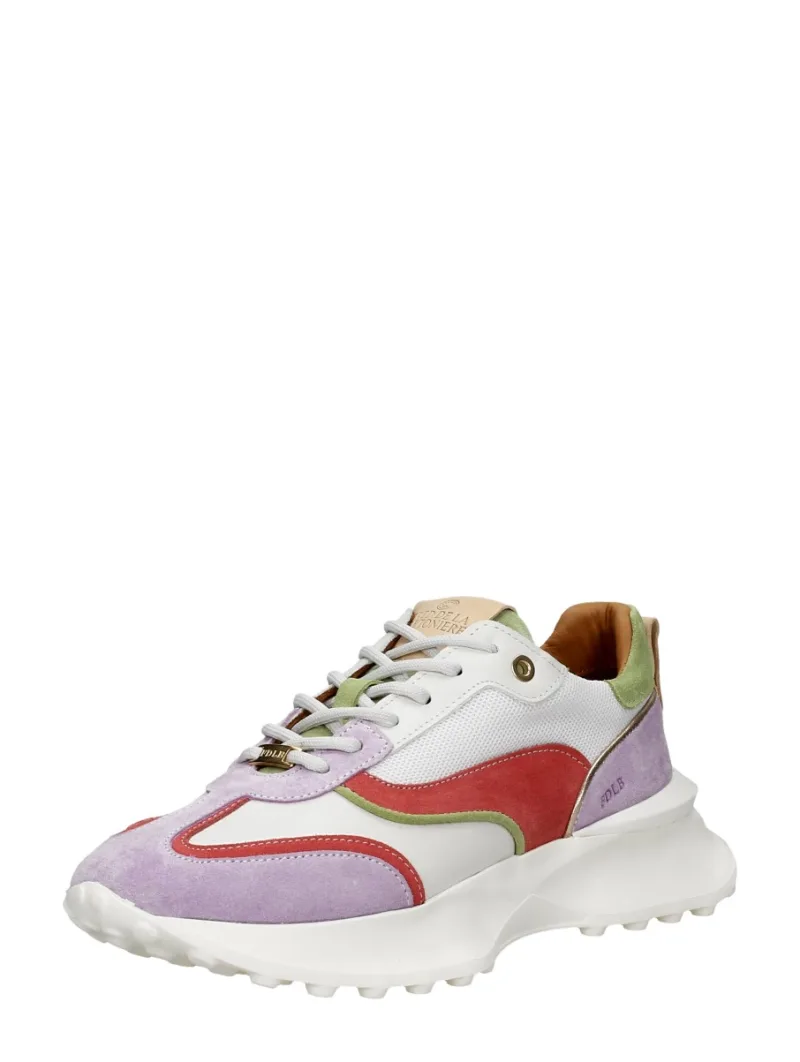 Fred de la Bretoniere Frs1382 Kleuren, lage sneakers voor dames, foto 2 van 2