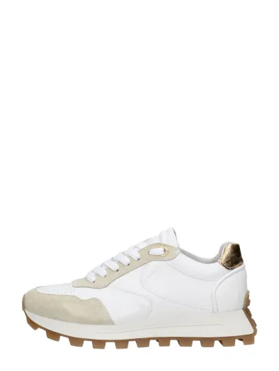 Bronx Aver-Y, lage sneakers voor dames in gebroken wit, foto 1 van 4