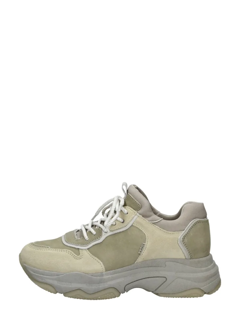 Bronx Baisley, lage sneakers voor dames in grijs