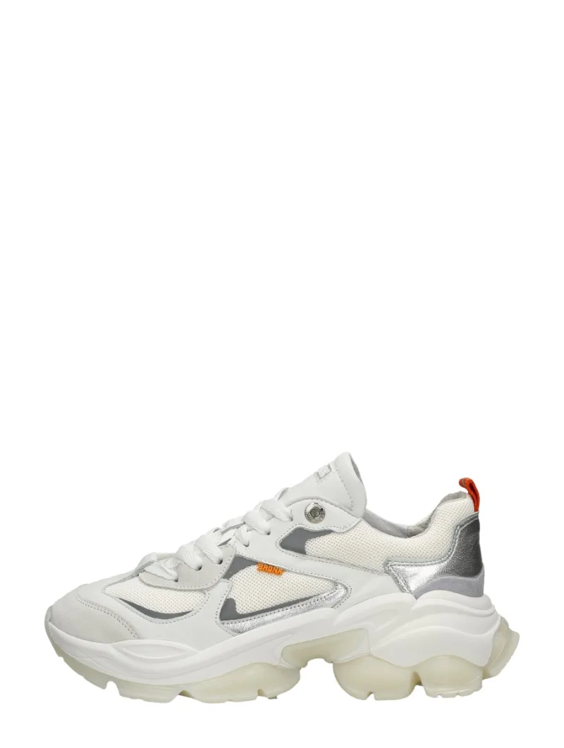 Bronx Linn-Y, lage sneakers voor dames in wit
