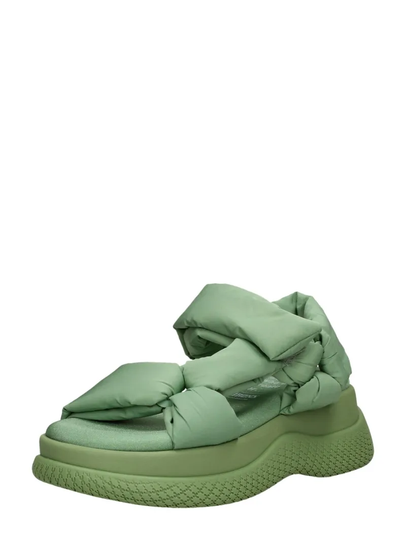 Bronx Bru-Te, sandalen plat voor dames in groen, foto 2 van 2